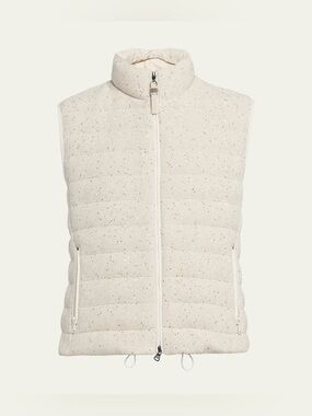 Brunello cucinelli Sparkling cotton puffer vest